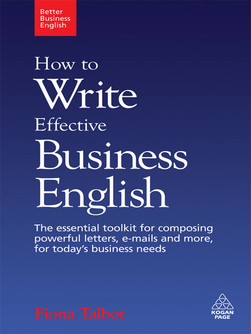 How to write business letters and e mails
